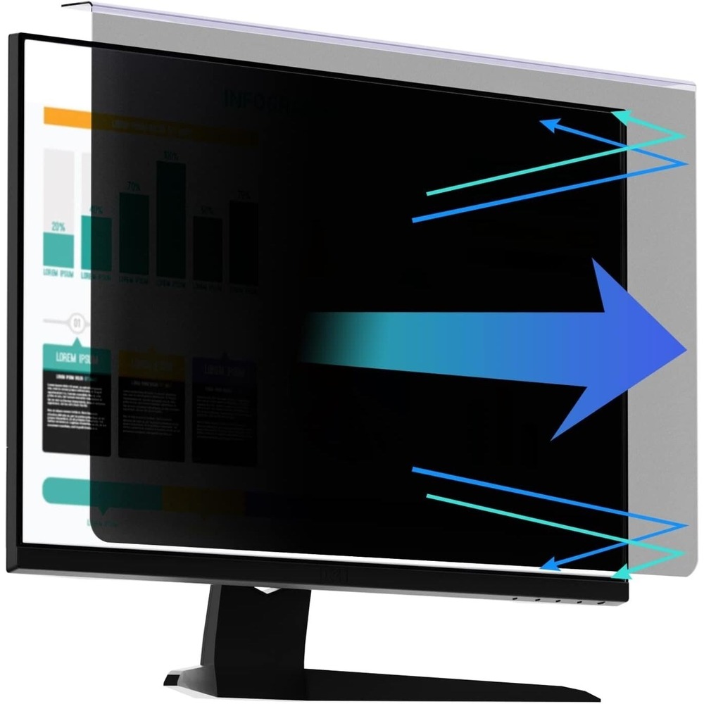 24" Computer Privacy Screen‎ Protector Filter 16:9 Widescreen Monitor AntiGlare